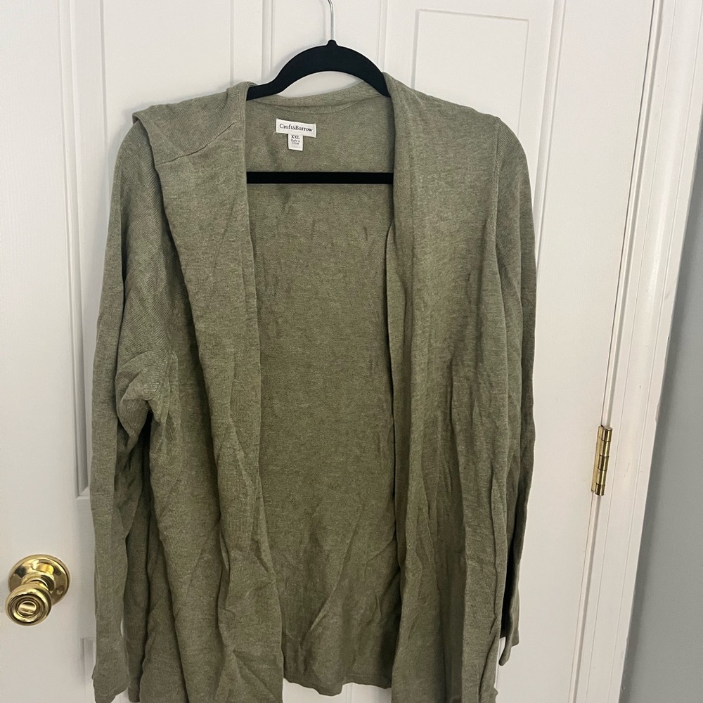 Croft & Barrow Women's Green Cardigan